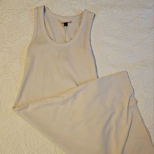 NWT Universal Thread Midi Cream Casual Tank Dress